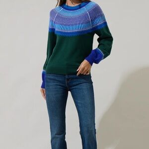 Sugarlips Multicolor Knit Sweater, NWT